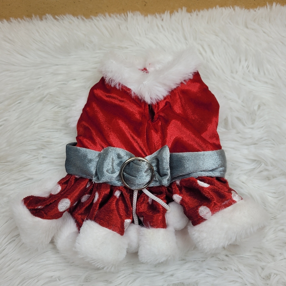 PMP Holiday Polka Dot Animal Outfit- Size XS